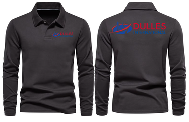 DULLES AIRPORT LONG SLEEVE POLO